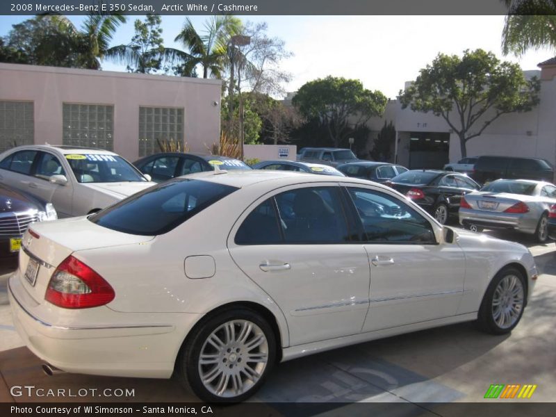 Arctic White / Cashmere 2008 Mercedes-Benz E 350 Sedan