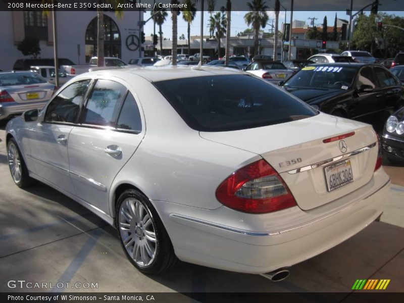 Arctic White / Cashmere 2008 Mercedes-Benz E 350 Sedan