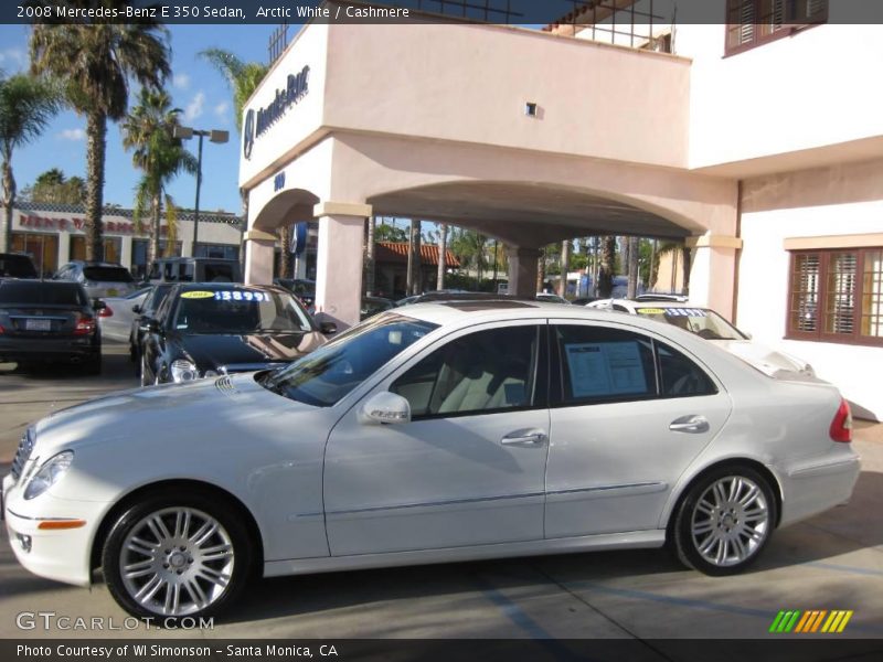 Arctic White / Cashmere 2008 Mercedes-Benz E 350 Sedan