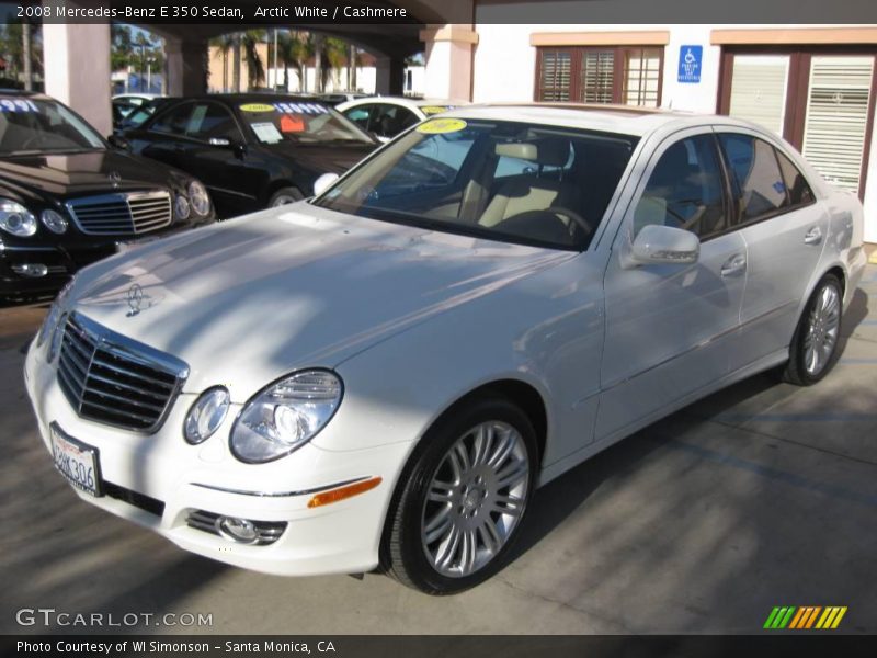 Arctic White / Cashmere 2008 Mercedes-Benz E 350 Sedan