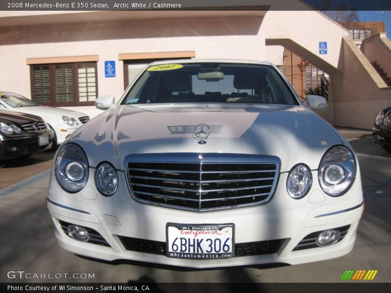Arctic White / Cashmere 2008 Mercedes-Benz E 350 Sedan