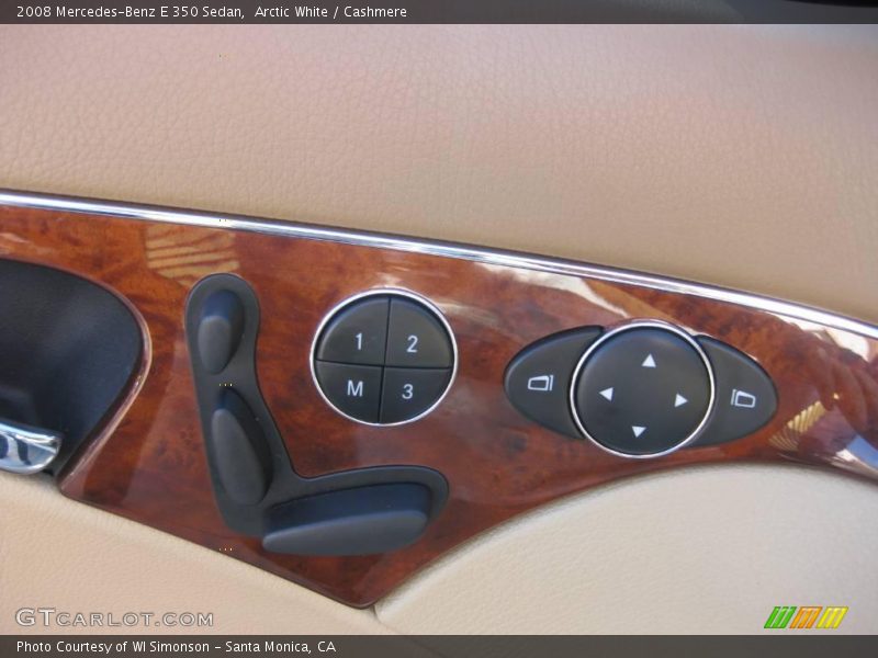 Arctic White / Cashmere 2008 Mercedes-Benz E 350 Sedan