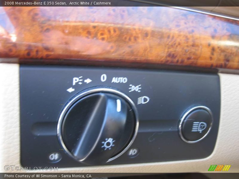 Arctic White / Cashmere 2008 Mercedes-Benz E 350 Sedan