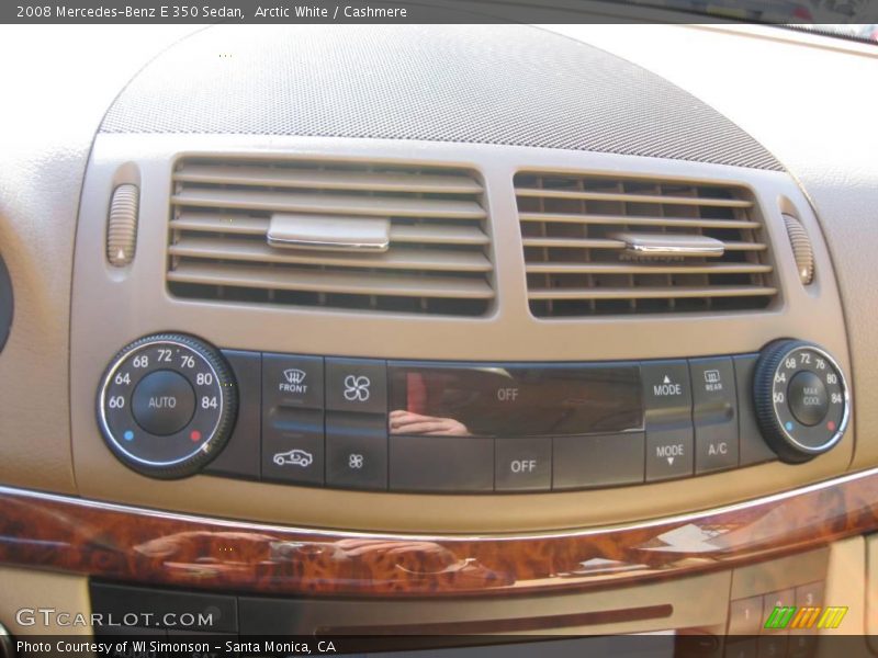 Arctic White / Cashmere 2008 Mercedes-Benz E 350 Sedan