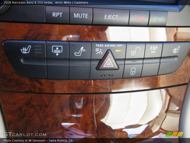 Arctic White / Cashmere 2008 Mercedes-Benz E 350 Sedan