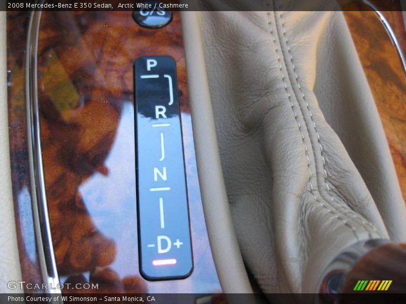 Arctic White / Cashmere 2008 Mercedes-Benz E 350 Sedan