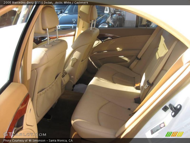 Arctic White / Cashmere 2008 Mercedes-Benz E 350 Sedan