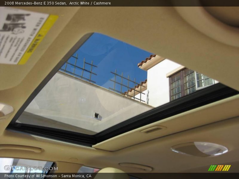 Arctic White / Cashmere 2008 Mercedes-Benz E 350 Sedan