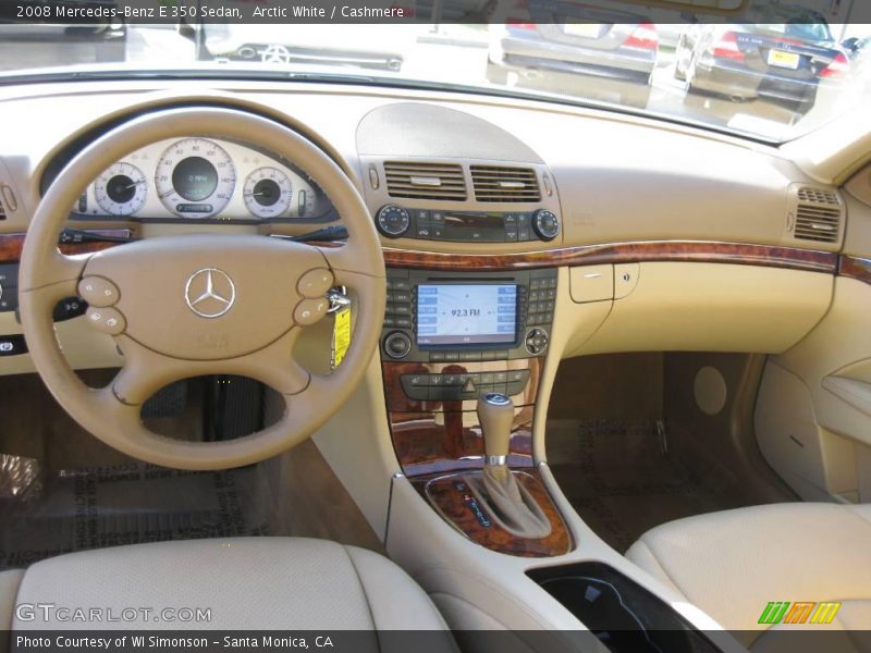 Arctic White / Cashmere 2008 Mercedes-Benz E 350 Sedan