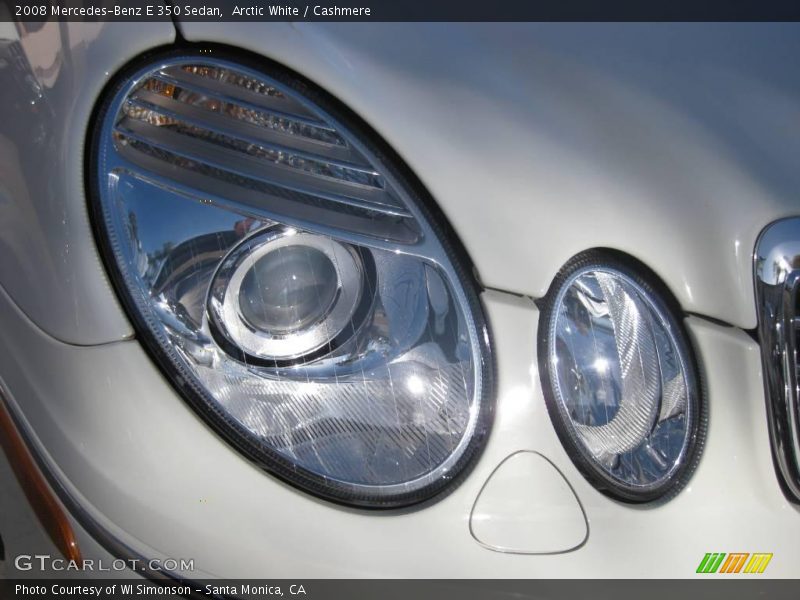 Arctic White / Cashmere 2008 Mercedes-Benz E 350 Sedan