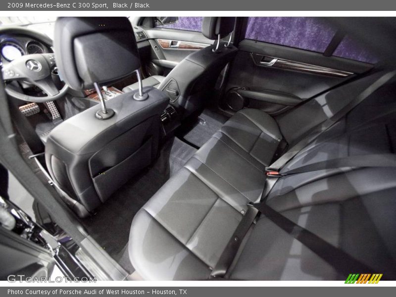 Black / Black 2009 Mercedes-Benz C 300 Sport