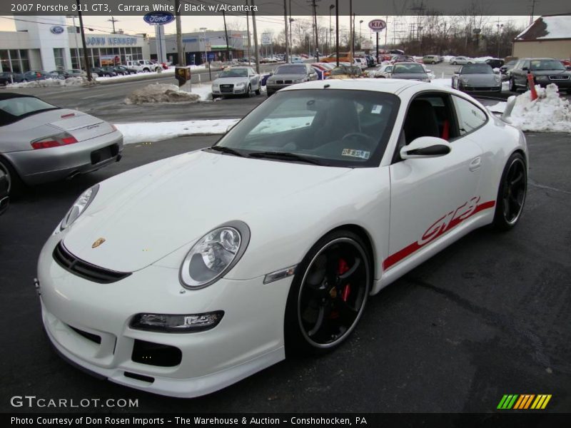 Carrara White / Black w/Alcantara 2007 Porsche 911 GT3