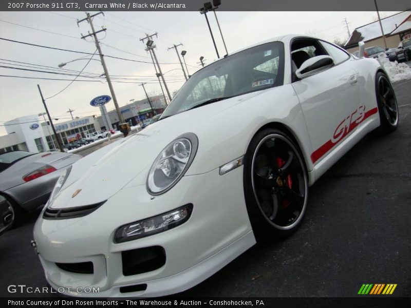 Carrara White / Black w/Alcantara 2007 Porsche 911 GT3