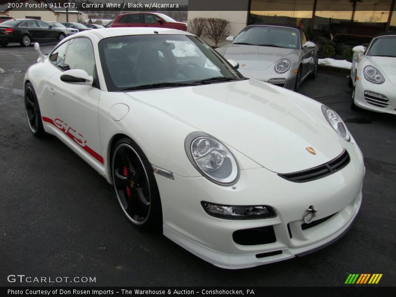 Carrara White / Black w/Alcantara 2007 Porsche 911 GT3