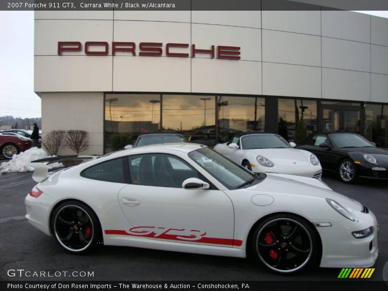 Carrara White / Black w/Alcantara 2007 Porsche 911 GT3
