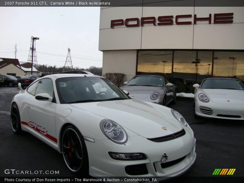 Carrara White / Black w/Alcantara 2007 Porsche 911 GT3