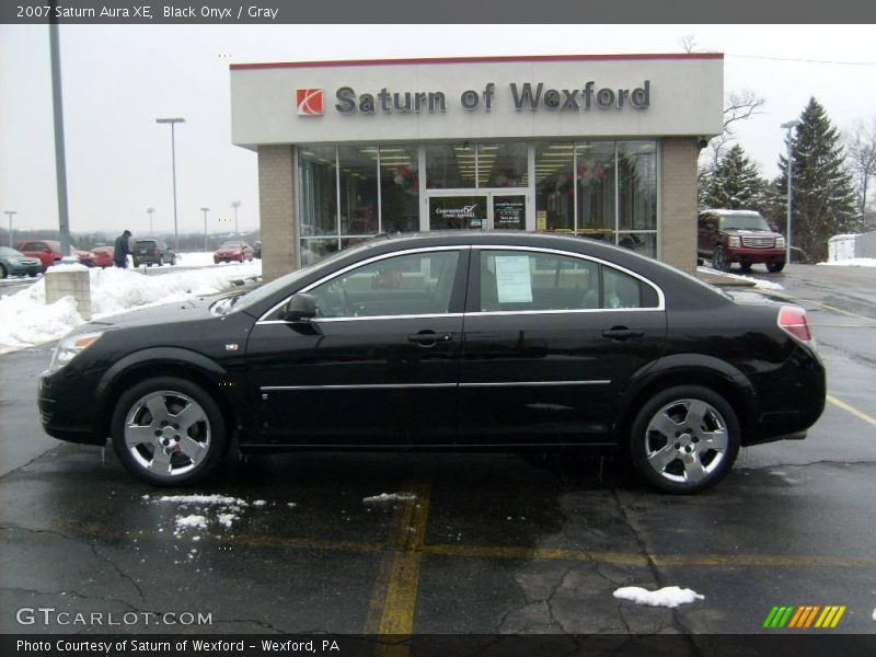 Black Onyx / Gray 2007 Saturn Aura XE