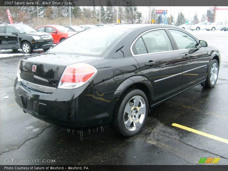 Black Onyx / Gray 2007 Saturn Aura XE
