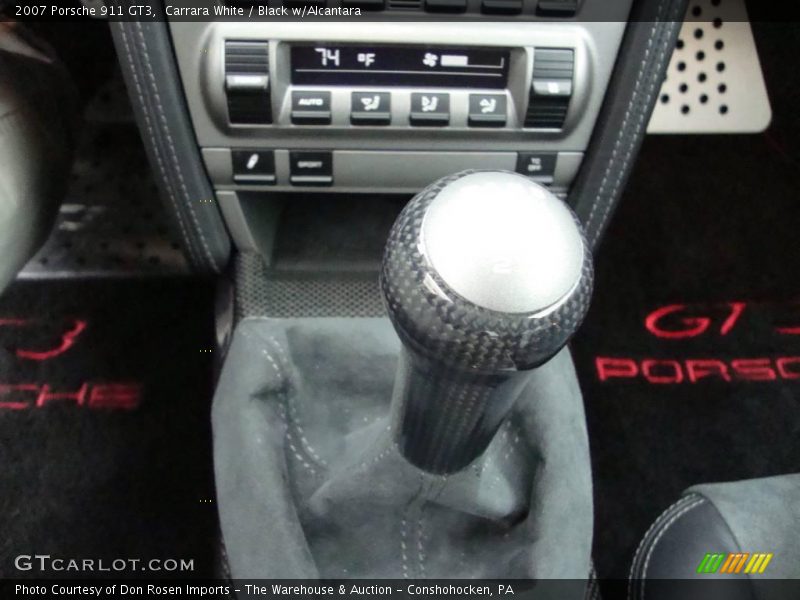 Carrara White / Black w/Alcantara 2007 Porsche 911 GT3