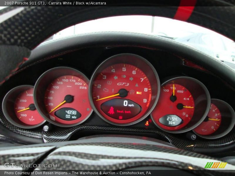 Carrara White / Black w/Alcantara 2007 Porsche 911 GT3