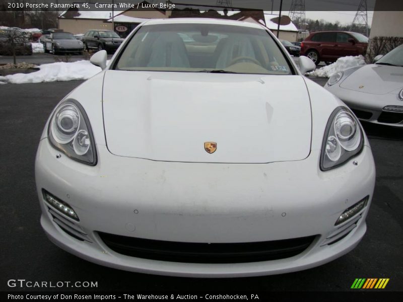 Carrara White / Luxor Beige 2010 Porsche Panamera 4S