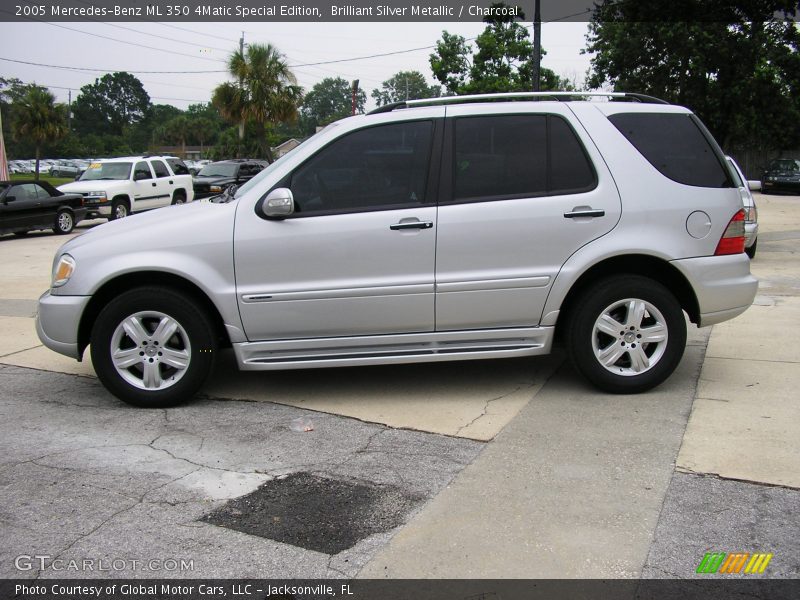 Brilliant Silver Metallic / Charcoal 2005 Mercedes-Benz ML 350 4Matic Special Edition