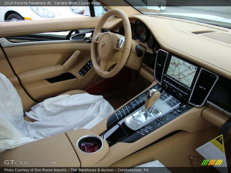 Carrara White / Luxor Beige 2010 Porsche Panamera 4S