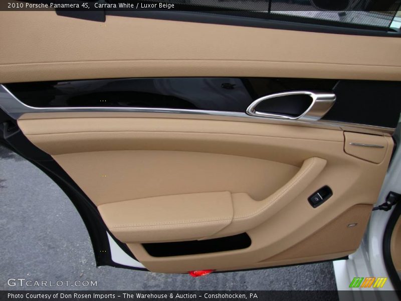 Carrara White / Luxor Beige 2010 Porsche Panamera 4S