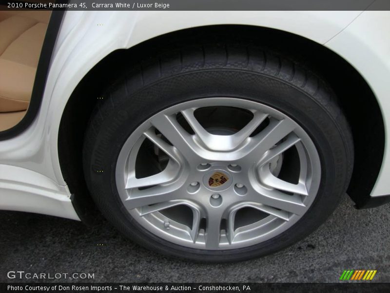 Carrara White / Luxor Beige 2010 Porsche Panamera 4S