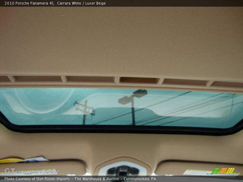 Carrara White / Luxor Beige 2010 Porsche Panamera 4S