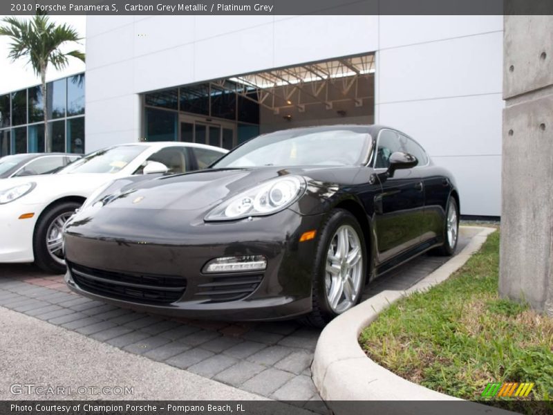 Carbon Grey Metallic / Platinum Grey 2010 Porsche Panamera S