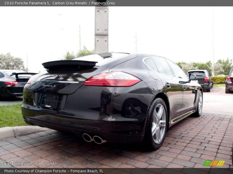 Carbon Grey Metallic / Platinum Grey 2010 Porsche Panamera S