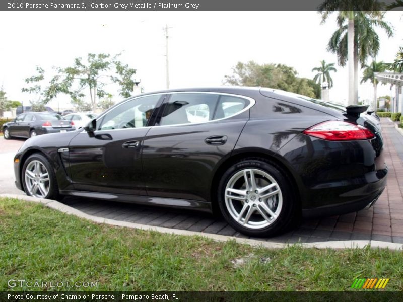 Carbon Grey Metallic / Platinum Grey 2010 Porsche Panamera S