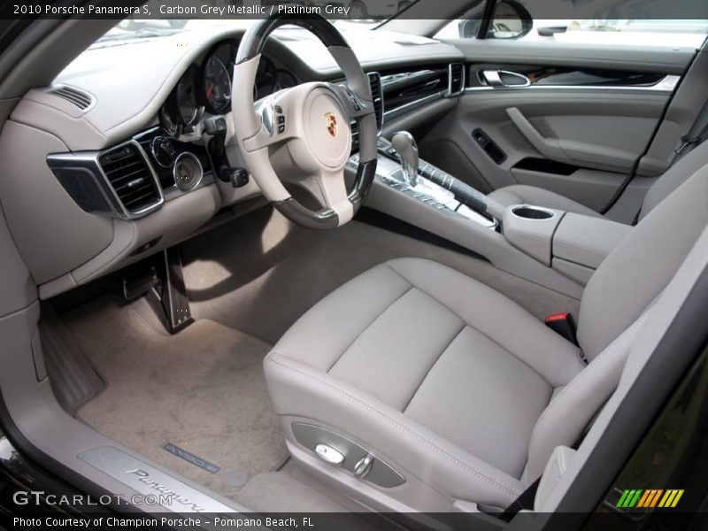 Carbon Grey Metallic / Platinum Grey 2010 Porsche Panamera S