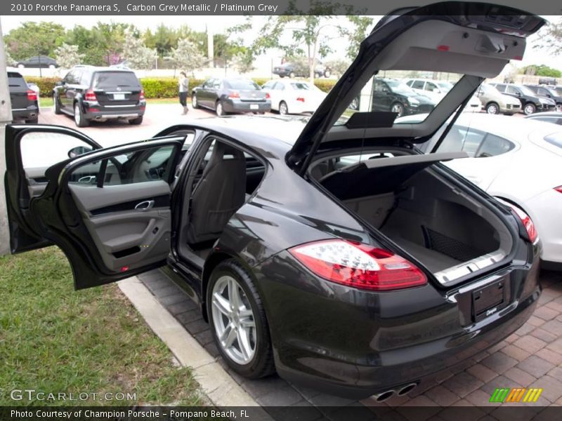 Carbon Grey Metallic / Platinum Grey 2010 Porsche Panamera S