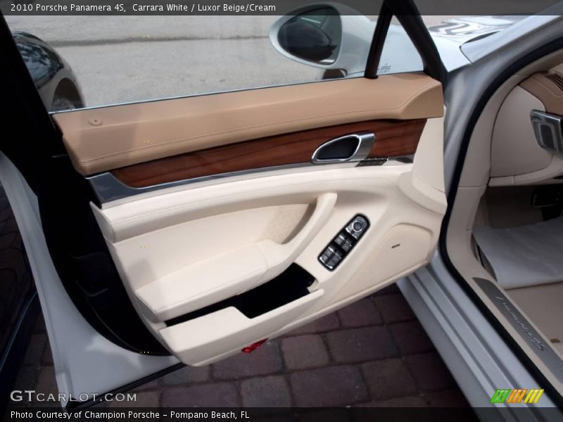 Carrara White / Luxor Beige/Cream 2010 Porsche Panamera 4S