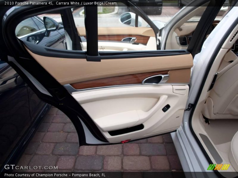 Carrara White / Luxor Beige/Cream 2010 Porsche Panamera 4S