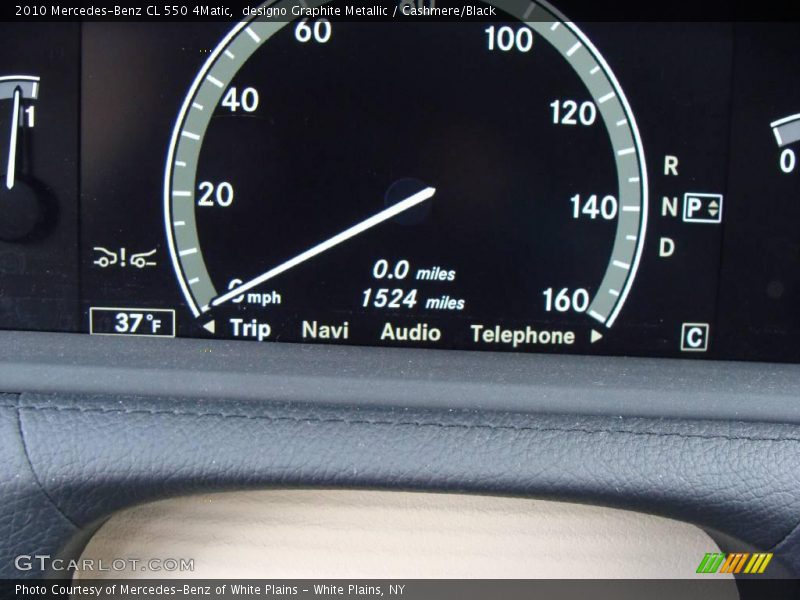 designo Graphite Metallic / Cashmere/Black 2010 Mercedes-Benz CL 550 4Matic