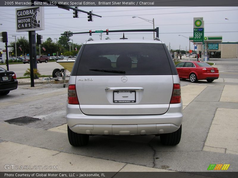 Brilliant Silver Metallic / Charcoal 2005 Mercedes-Benz ML 350 4Matic Special Edition