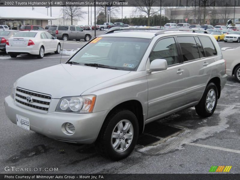 Millennium Silver Metallic / Charcoal 2002 Toyota Highlander V6 4WD