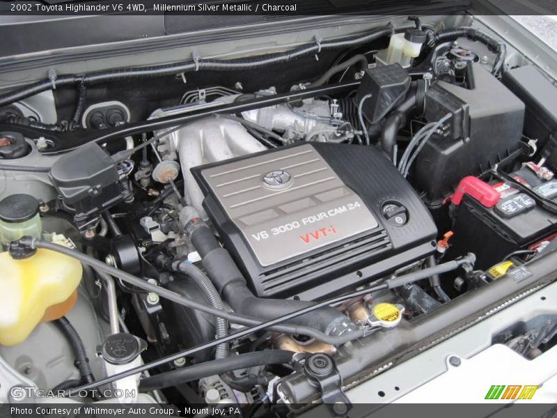 Millennium Silver Metallic / Charcoal 2002 Toyota Highlander V6 4WD
