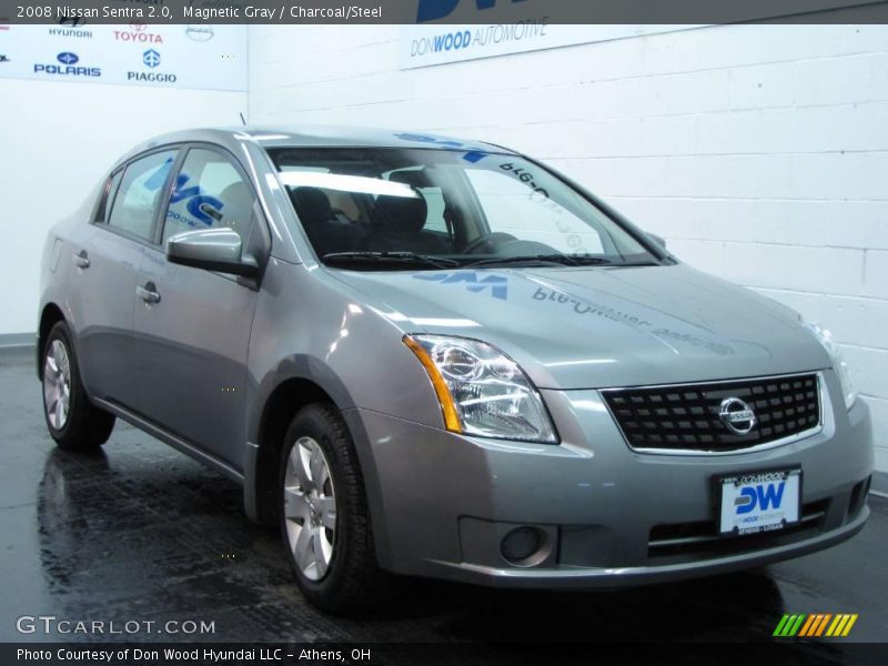 Magnetic Gray / Charcoal/Steel 2008 Nissan Sentra 2.0