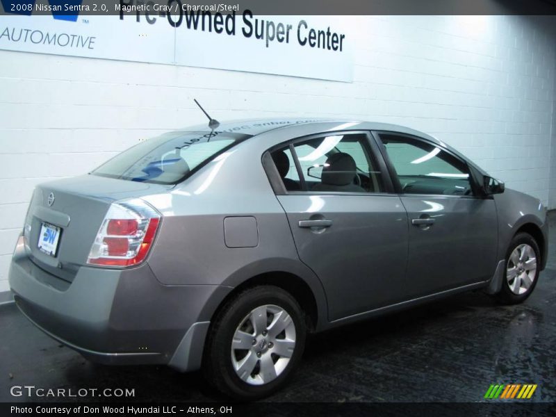 Magnetic Gray / Charcoal/Steel 2008 Nissan Sentra 2.0