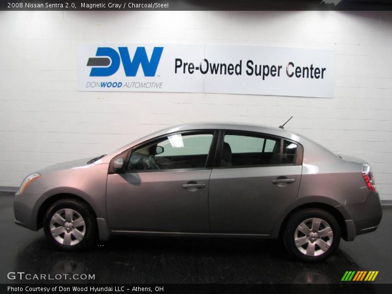 Magnetic Gray / Charcoal/Steel 2008 Nissan Sentra 2.0