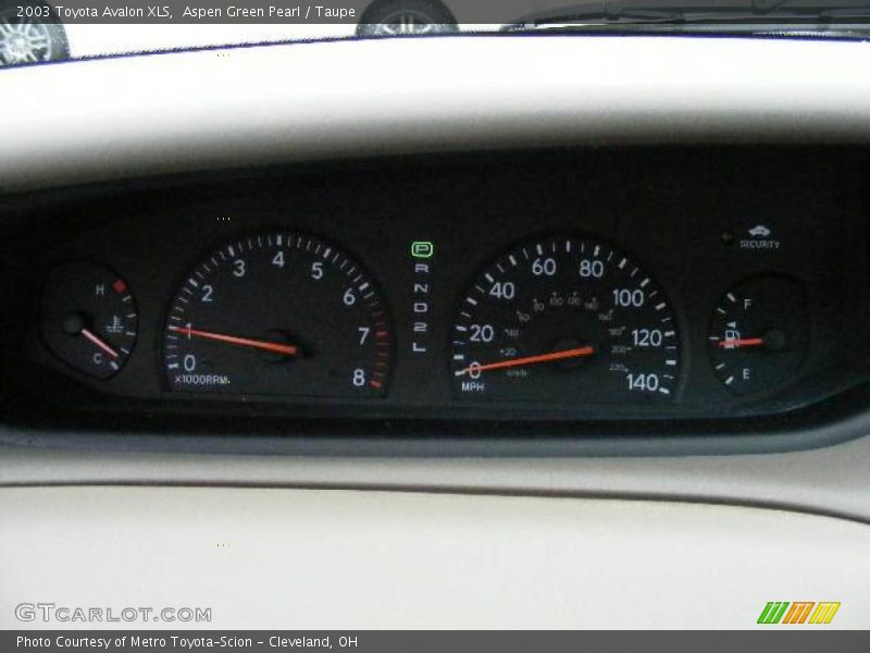 Aspen Green Pearl / Taupe 2003 Toyota Avalon XLS