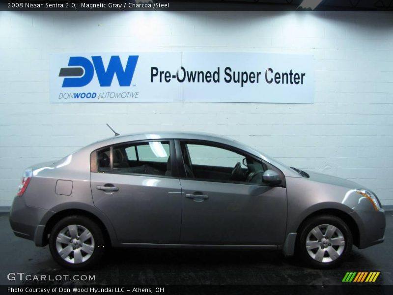 Magnetic Gray / Charcoal/Steel 2008 Nissan Sentra 2.0