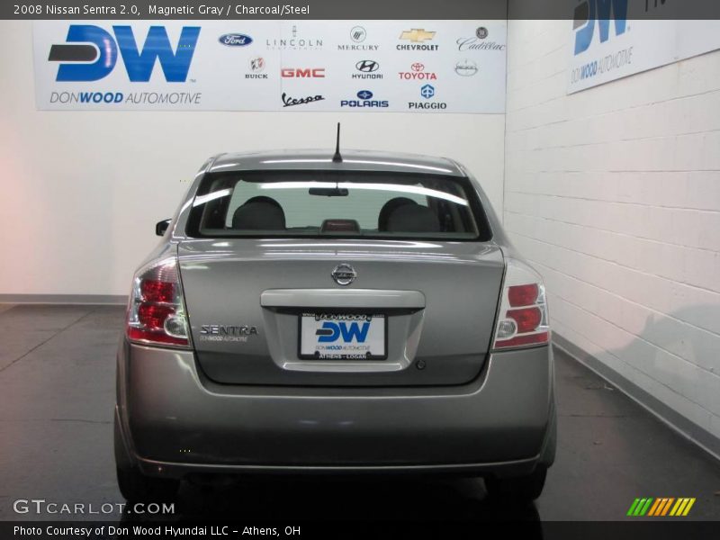Magnetic Gray / Charcoal/Steel 2008 Nissan Sentra 2.0