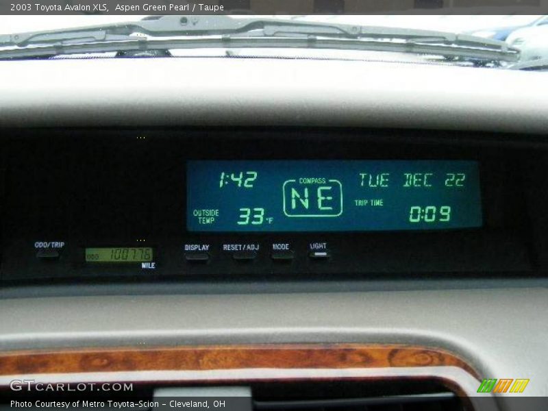Aspen Green Pearl / Taupe 2003 Toyota Avalon XLS