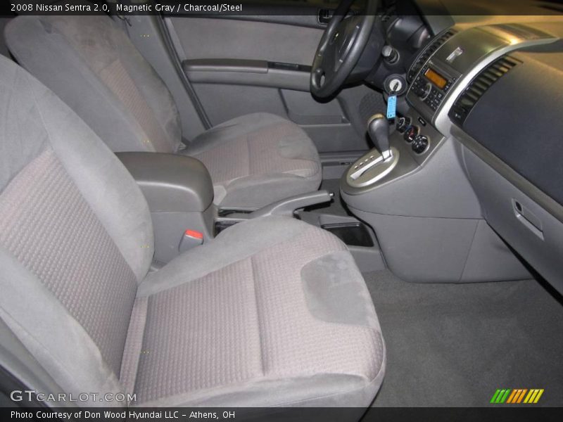 Magnetic Gray / Charcoal/Steel 2008 Nissan Sentra 2.0