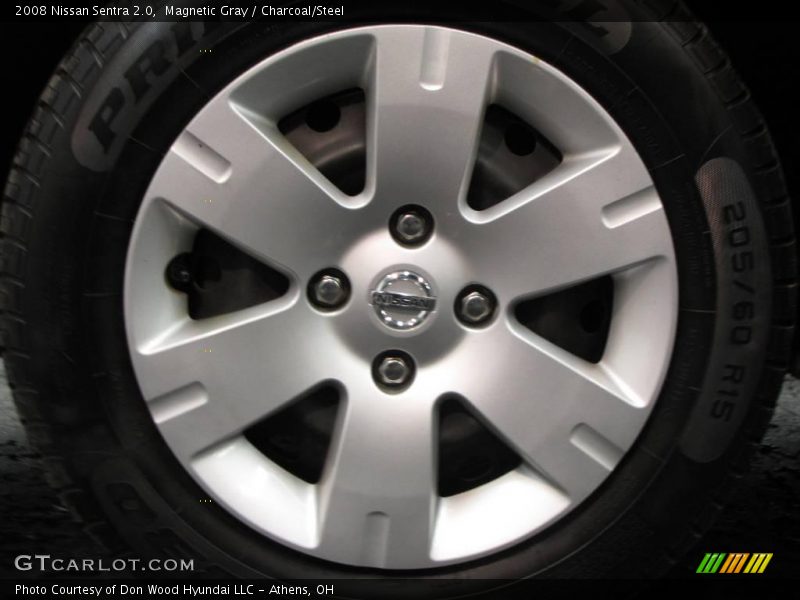 Magnetic Gray / Charcoal/Steel 2008 Nissan Sentra 2.0